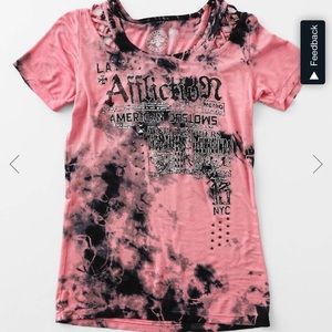 Affliction under takers shirt size xl